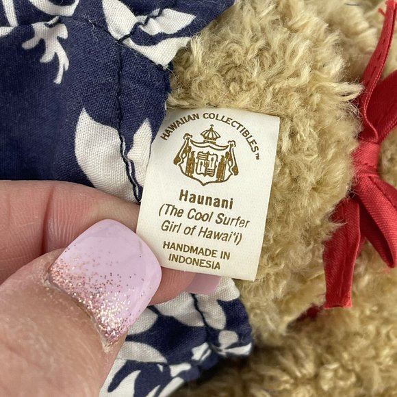 Vtg Hawaiian Collectibles Keikiokekai/Haunani Surfer Boy Girl 7" Plush w/Boards - Picture 10 of 10
